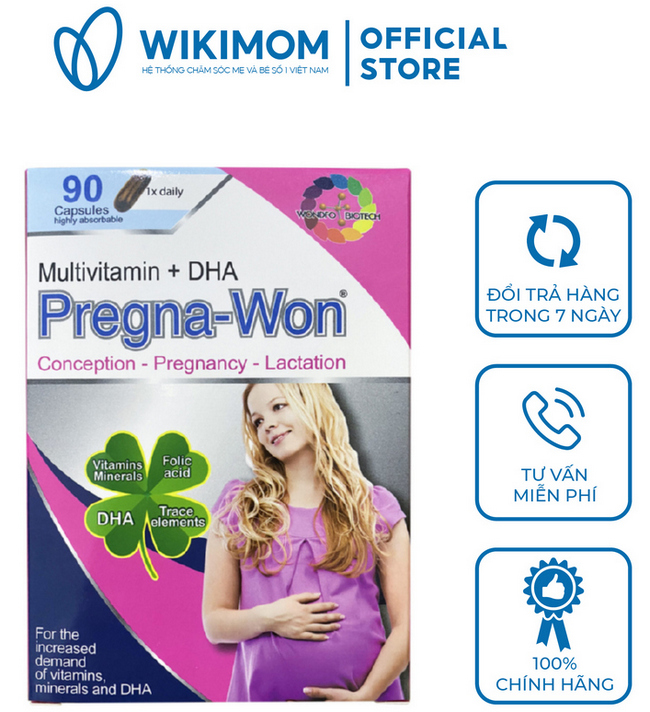 Pregna Won Multivitamin 90 vien